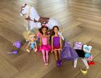 Barbie set met paard en extra kleding, Kinderen en Baby's, Ophalen of Verzenden, Zo goed als nieuw, Barbie