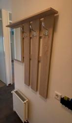Kapstok set met schoenenrek en spiegel, Gebruikt, 100 tot 150 cm, Hout, Ophalen