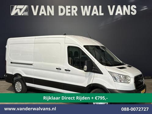 Ford Transit 2.0 TDCI 130pk L3H2 Euro6 *Rijklaar Direct Rijd, Auto's, Bestelauto's, Bedrijf, Te koop, ABS, Achteruitrijcamera