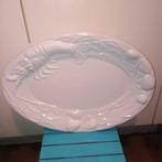 Mooie grote witte Portugeese visschaal - Santos Portugal, Huis en Inrichting, Keuken | Servies, Ophalen, Gebruikt, Schaal of Schalen
