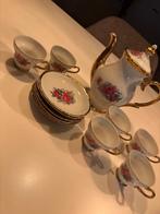 Vintage theeservies met rozen Edel Pozellan, Ophalen of Verzenden