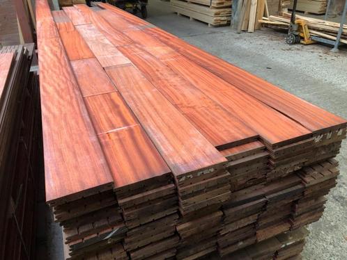 Padouk terrasplanken vlonderplanken korte lengtes voordeel, Tuin en Terras, Terrasdelen en Vlonders, Nieuw, Hout, Ophalen