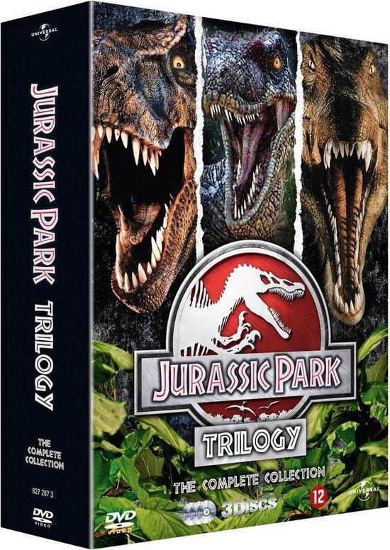 Jurassic Park Trilogy 3 DVD Box, Cd's en Dvd's, Dvd's | Actie, Gebruikt, Actie, Boxset, Vanaf 12 jaar, Ophalen of Verzenden