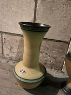 Leuk Vazen Set & Bolle Pot met Deksel, Ophalen, Aardewerk of Porselein, Zo goed als nieuw, Minder dan 50 cm