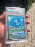 Mew EX 232 Paldean Fates PSA 9 bubble mew, Ophalen of Verzenden, Zo goed als nieuw, Losse kaart