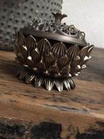 Lotus wierookhouder Chinees Chinese bloem, Huis en Inrichting, Woonaccessoires | Kandelaars en Kaarsen, Overige materialen, Verburgt Vintage