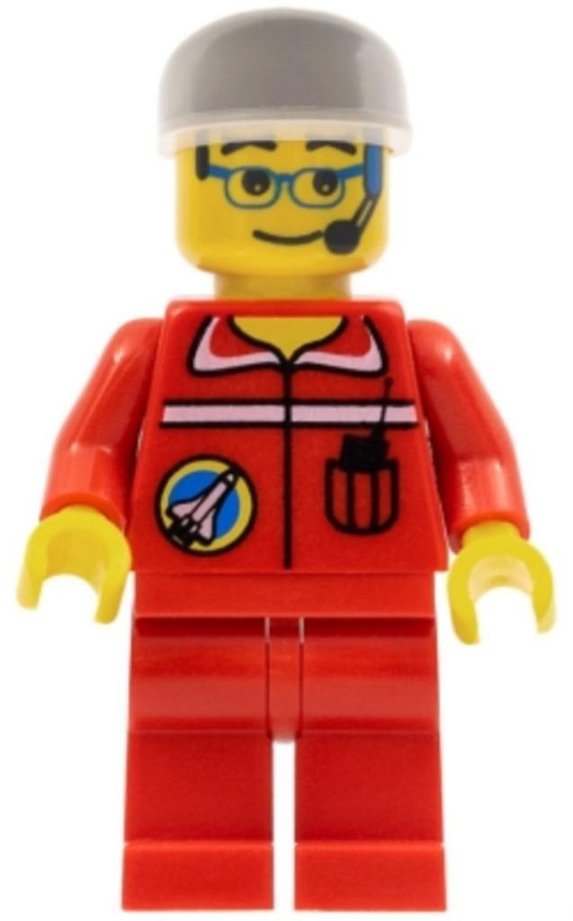 LEGO Minifig Poppetje Town Space Port spp008, Kinderen en Baby's, Speelgoed | Duplo en Lego, Zo goed als nieuw, Lego, Ophalen of Verzenden