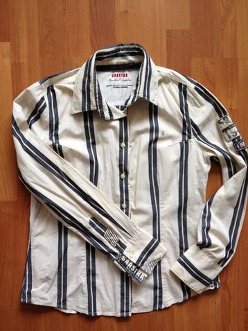 Gaastra blouse, shirt, L, blauw gestreept, zgan beschikbaar voor biedingen