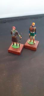 Miniatuur soldaatjes metaal en houten voet, Antiek en Kunst, Antiek | Speelgoed, Ophalen of Verzenden