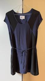 zijden blauw/zwarte jurk POP, POP, Blauw, Ophalen of Verzenden, Maat 36 (S)