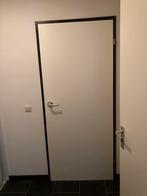 2 opdek deuren svedex, waarvan 1 kamer deur met matglas!, 80 tot 100 cm, Ophalen of Verzenden, Zo goed als nieuw, Hout