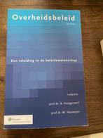 Overheidsbeleid - Inleiding beleidswetenschap, Ophalen of Verzenden, Gamma, Zo goed als nieuw, HBO