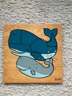 Rolf houten puzzel Walvis, Ophalen of Verzenden, Gebruikt