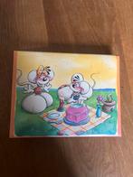 Diddl kistje met potloden gum paperclips notitieblok, Verzamelen, Diddl, Ophalen of Verzenden, Diddl, Zo goed als nieuw, Overige typen