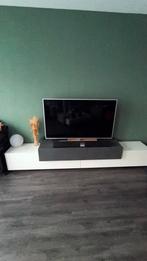 Hoogglans Dressoir Kast Wit/Grijs - 270cm Breed 0640133246, Ophalen, Gebruikt, 200 cm of meer, Minder dan 100 cm