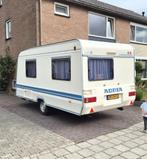 Mooie Adria 4-persoons caravan 2002 met voortent en luifel, Caravans en Kamperen, Caravans, Treinzit, 750 - 1000 kg, Particulier