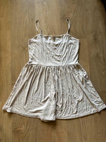 Flowy ecru cotton playsuit beschikbaar voor biedingen
