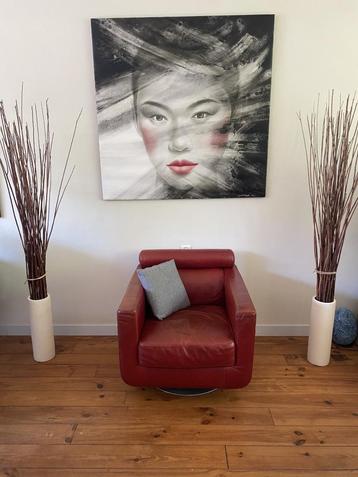 Groot formaat acryl schilderij modern/artistiek 120 x 120 cm beschikbaar voor biedingen