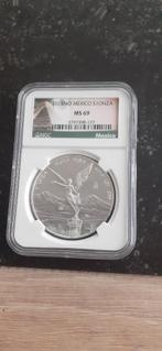 Mexican Libertad 2013 1 oz MS69 NGC - Topgraded Mexican, Ophalen of Verzenden, Noord-Amerika, Losse munt, Zilver