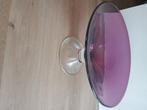 Schaal op voet glas, Ophalen of Verzenden