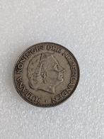 Zilveren 2 1/2 gulden, Koningin Juliana, Zilver, Ophalen of Verzenden, Losse munt