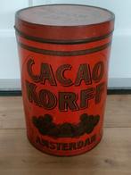 Korff's cacao blik Amsterdam, Verzamelen, Blikken, Ophalen of Verzenden, Gebruikt, Overige, Overige merken