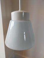 Hanglamp Bauhaus / Art Deco / Gispen, Huis en Inrichting, Lampen | Hanglampen, Ophalen, Gebruikt, Glas, 75 cm of meer