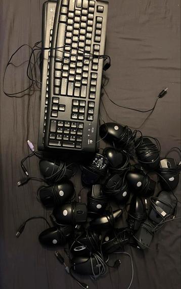 Partij Toetsenborden & Muizen - Logitech/Microsoft beschikbaar voor biedingen