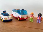 Playmobil bus en politieauto, Kinderen en Baby's, Speelgoed | Playmobil, Gebruikt, Ophalen of Verzenden