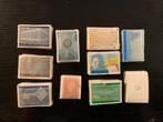 Nederland 10 bundels van 100 bijna allemaal grootformaat, Verzenden, Na 1940, Gestempeld