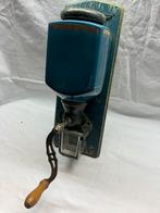 Koffiemolen petrol blauw, Antiek en Kunst, Antiek | Keukenbenodigdheden, Verzenden