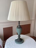 Lamp retro met messing voet, Ophalen of Verzenden, Huis en Inrichting
