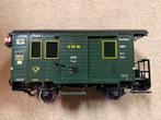 LGB goederenwagon met verlichting en sluitseinen izgst, Hobby en Vrije tijd, Modeltreinen | Overige schalen, J, Gelijkstroom, Wagon