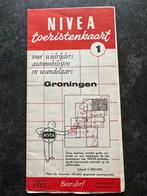 Nivea Toeristenkaart Groningen 1955, Boeken, Atlassen en Landkaarten, Gelezen, Ophalen of Verzenden, Landkaart, 1800 tot 2000