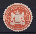 A98B) NL oud vignet Departement van Oorlog zeldzaam, Postzegels en Munten, Postzegels | Nederland, Ophalen of Verzenden, T/m 1940
