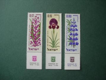 Israël 1970 3 zegels met tab 22jr onafhankelijkheid beschikbaar voor biedingen