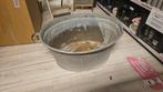Oudewetse Brocante Wasteil - Zinken Emmer, Tuin en Terras, Ophalen, Gebruikt, Minder dan 30 cm, Minder dan 60 cm