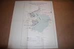 Oude kaart - Ontwerp Afsluitling Zuiderzee - Circa 1910 !!, Gelezen, Ophalen of Verzenden, Landkaart, 1800 tot 2000
