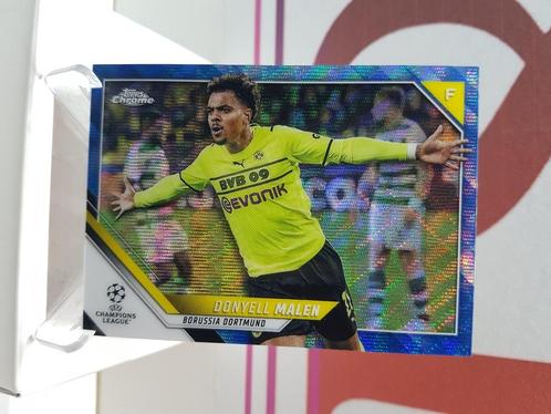Malen - Dortmund - Topps UCL 22 Blue Holo 65/75, Verzamelen, Sportartikelen en Voetbal, Zo goed als nieuw, Poster, Plaatje of Sticker