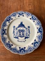 Delfts Blauw wandbord Beverwijk, Ophalen of Verzenden