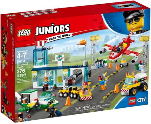 Lego Juniors set 10764 City Central Airport, Kinderen en Baby's, Speelgoed | Duplo en Lego, Nieuw, Lego, Complete set, Ophalen of Verzenden