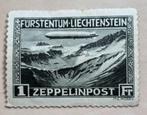 042) POSTZEGEL LIECHTENSTEIN  1931 ZEPPELINPOST ONGEBRUIKT, Ophalen of Verzenden, Vliegtuigen