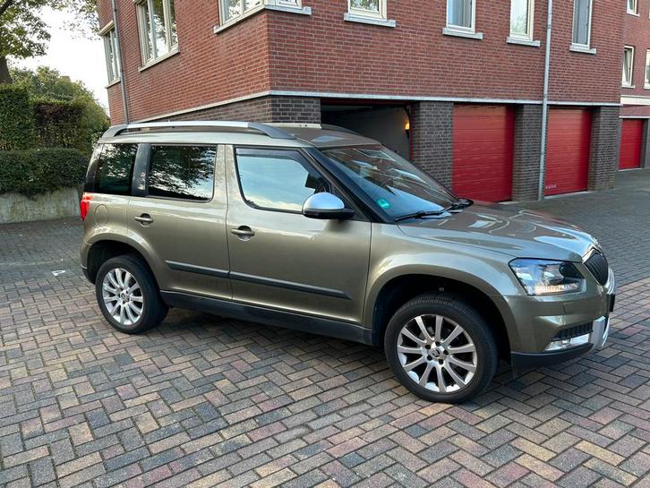 Skoda Yeti 1.4 TSI 90KW 122pk 2014 Groen Ambition Outdoor, Auto's, Skoda, Particulier, Airbags, Airconditioning, Centrale vergrendeling