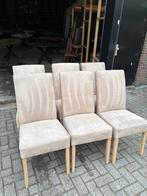 Gebruikte eetkamerstoelen 6 stuks, Ophalen of Verzenden, Zo goed als nieuw, Vijf, Zes of meer stoelen