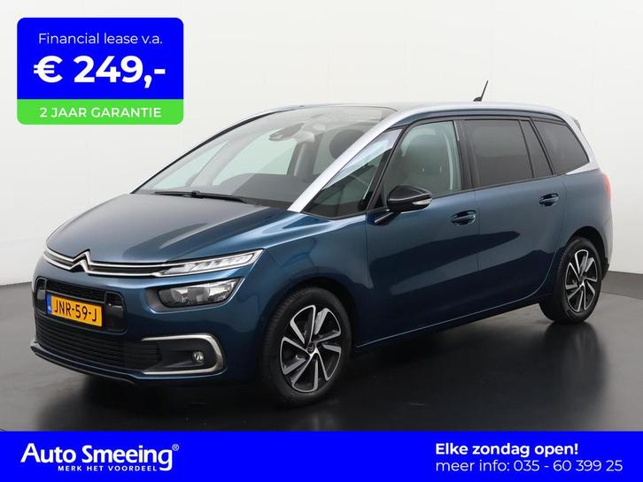 Citroen Grand C4 SpaceTourer 1.2 PureTech Shine 7p. | Camera, Auto's, Citroën, Bedrijf, Te koop, C4 (Grand) Picasso, ABS, Achteruitrijcamera