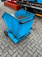 Spanenbak opvangbak houtbak kieper kiepbak container, Ophalen, Gebruikt