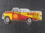 Emaille SHELL bordje, Verzamelen, Ophalen of Verzenden, Gebruikt, Reclamebord