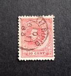 Nederland 1872 nvph nr 21 Koning Willem III, Postzegels en Munten, Postzegels | Nederland, Ophalen of Verzenden, Gestempeld