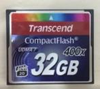 Card CF 32GB Transcent 400X, Audio, Tv en Foto, Fotografie | Geheugenkaarten, Ophalen of Verzenden, Fotocamera, 32 GB