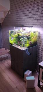 Compleet aquascape aquarium 120 liter Inc meubel en extra's, Ophalen, Gebruikt, Leeg aquarium